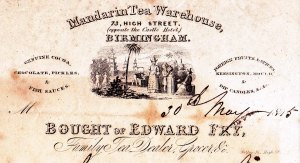 Bill Mandarin tea warehouse