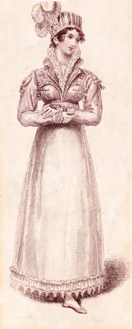 Angouleme Walking Dress. Invented & to be had only of Mrs Bell, 26 Charlotte Street, Bedford Square